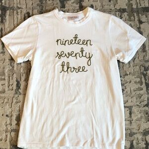 White Graphic Tee - Nineteen Seventy Three